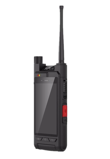 4G WiFi GPS y cámara de reconocimiento facial de comparación de 4 pulgadas de pantalla táctil Walkie Talkie 1080P de la Ley de intercomunicación inteligente DMR