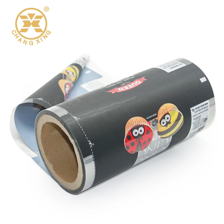 Food Grade Plastic Packaging Roll Film for Snack Cake Automatic Packaging Film