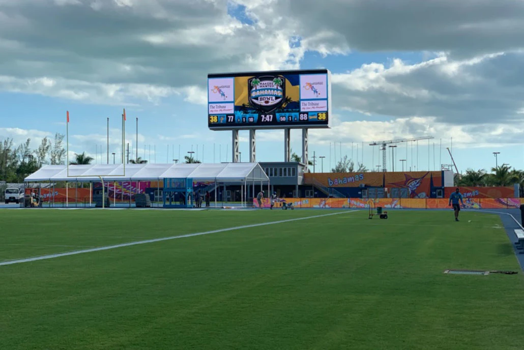 P6.2 Deportes al aire libre el perímetro del estadio de la pantalla LED para publicidad