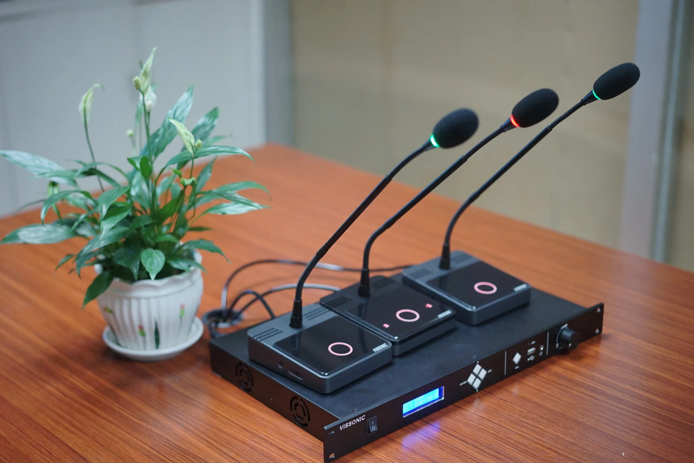 Vissonic Digital Conference System Basic Discussion Chairman Unit