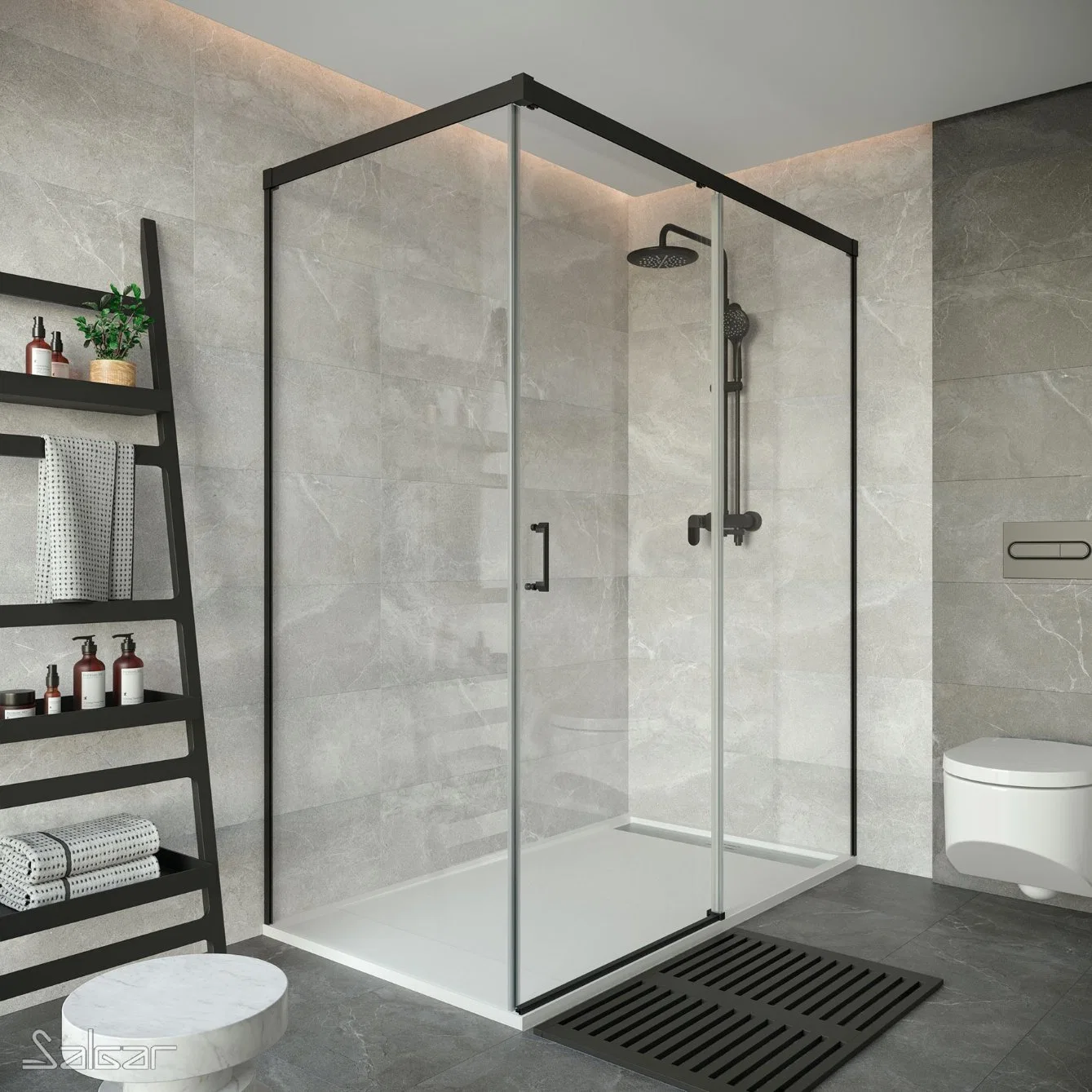 Shower Enclosure Transparent Tempered Glass High quality/High cost performance  Good Selling