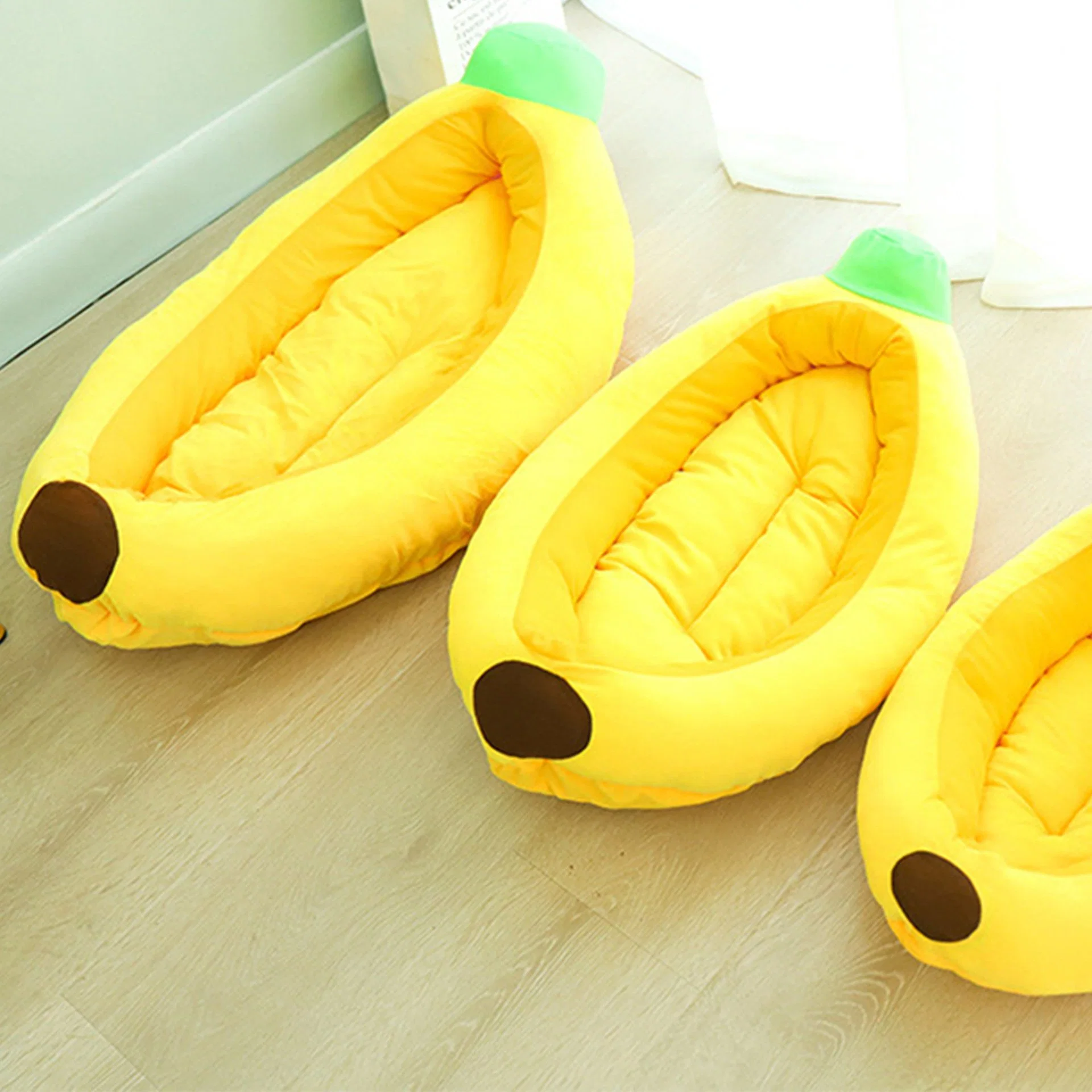 Adorável Banana Pet Cat Dog Bed House