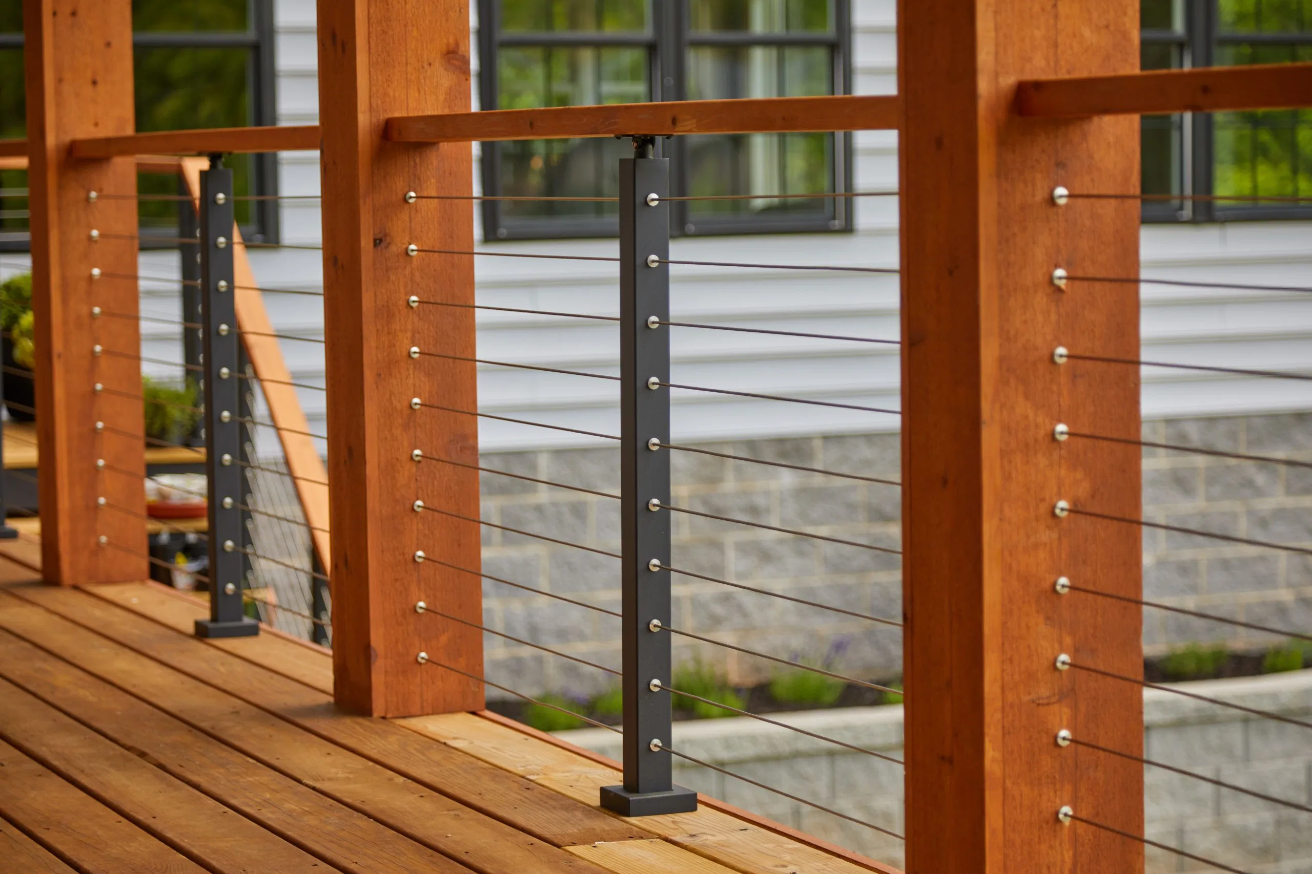 Floor Mounted Balcony Fence Cable Railing System From Foshan