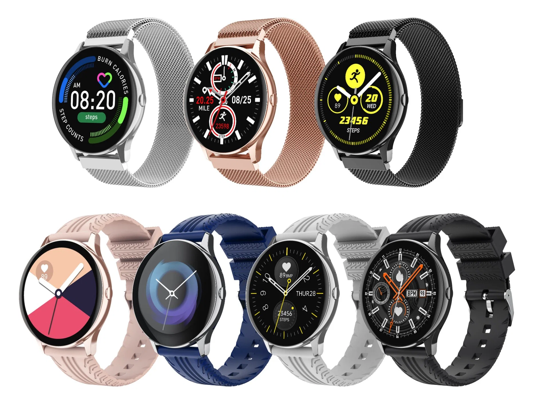 1.3 IP Color Screen Smart Sports Watch with 220mAh