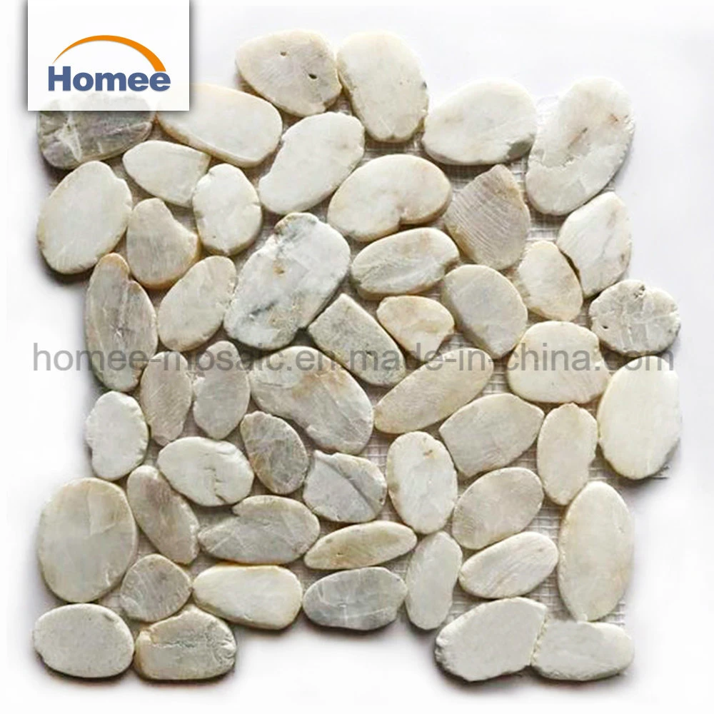 Hot Sale Marble Mosaic Outdoor Floor Tiles Mat Pebble Stone Mosaic Tiles