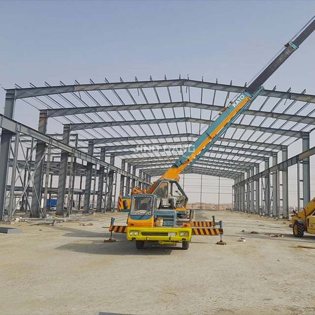 Prefabricated Steel Structure Industrial Building Prefab Light Metal Construction Project for Warehouse Workshop