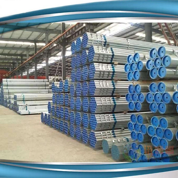 Wholesale/Supplier ERW Carbon Steel Painted/Pre-Galvanized/HDG Water Pipe Round BS1387 Manufacture for Sale