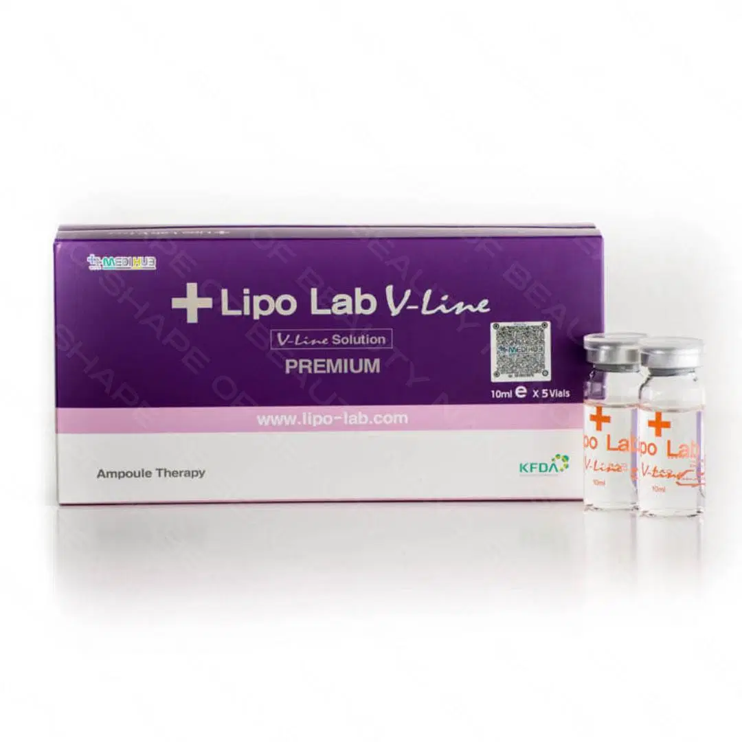 إمداد المصنع حلًل Lipo Lab V Line Lippolyic Lippolesis سعة 10 مل حل PPC الدهون الذوبان لفقدان الوزن حقن التخثر ميزوثيرابي كيبيلا