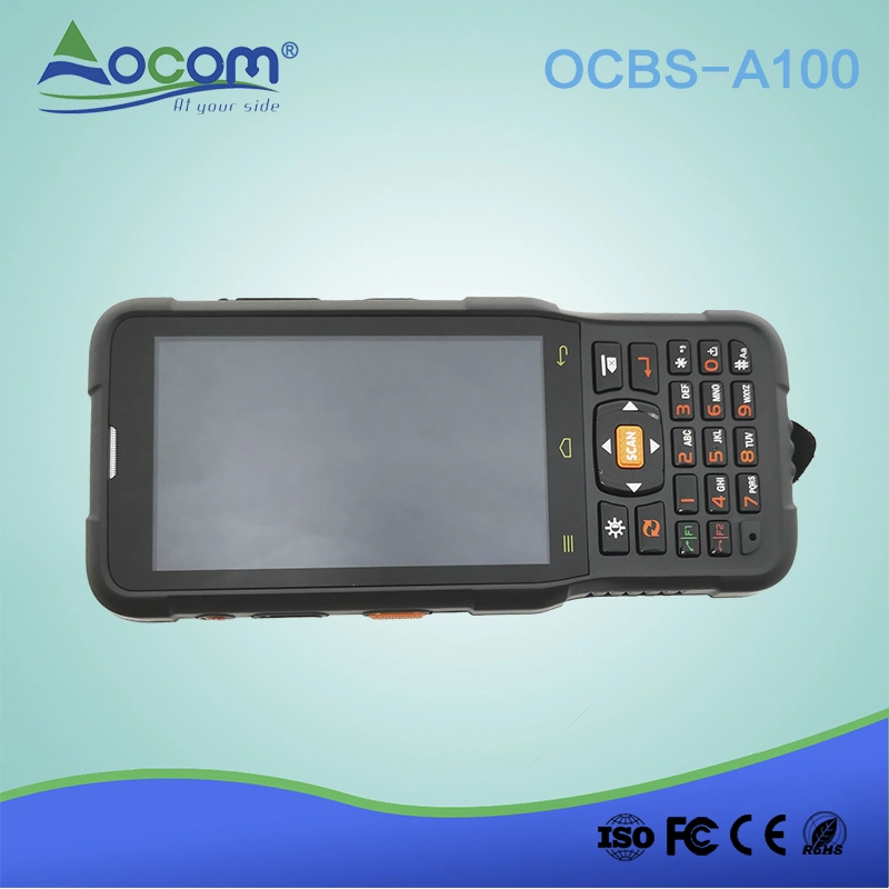 Ordinateur de poche PDA industriel de la borne du scanner de code à barres avec clavier