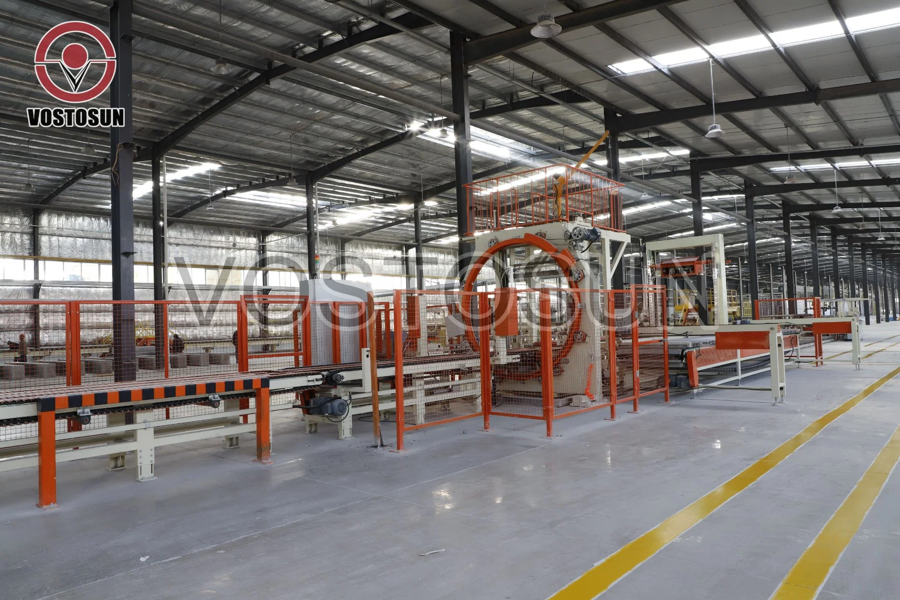 Manufacturing Processing Line Decorative Making China Full Automatic Gypsum Board Machine