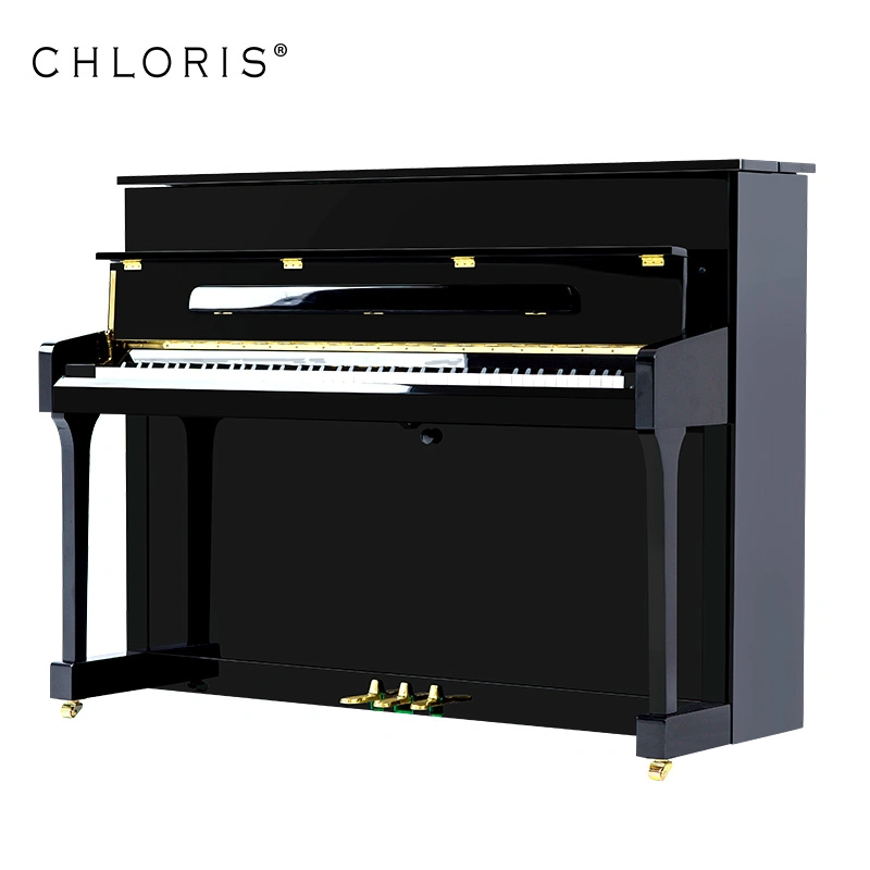 Chloris instrumentos musicales piano vertical clave 88 Negro HU110cm.