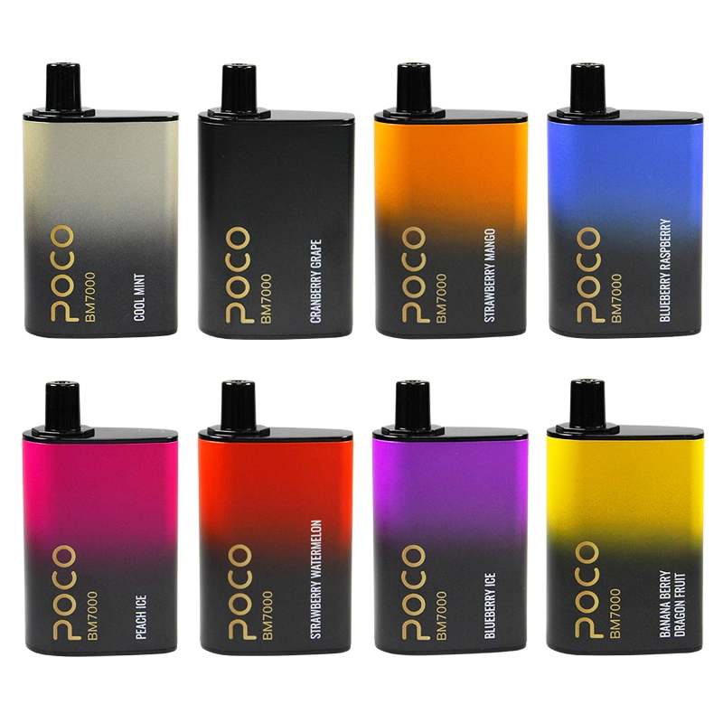 Poco Bm7000 Refillable Disposable 650mAh Rechargeable Electronic Cigarette