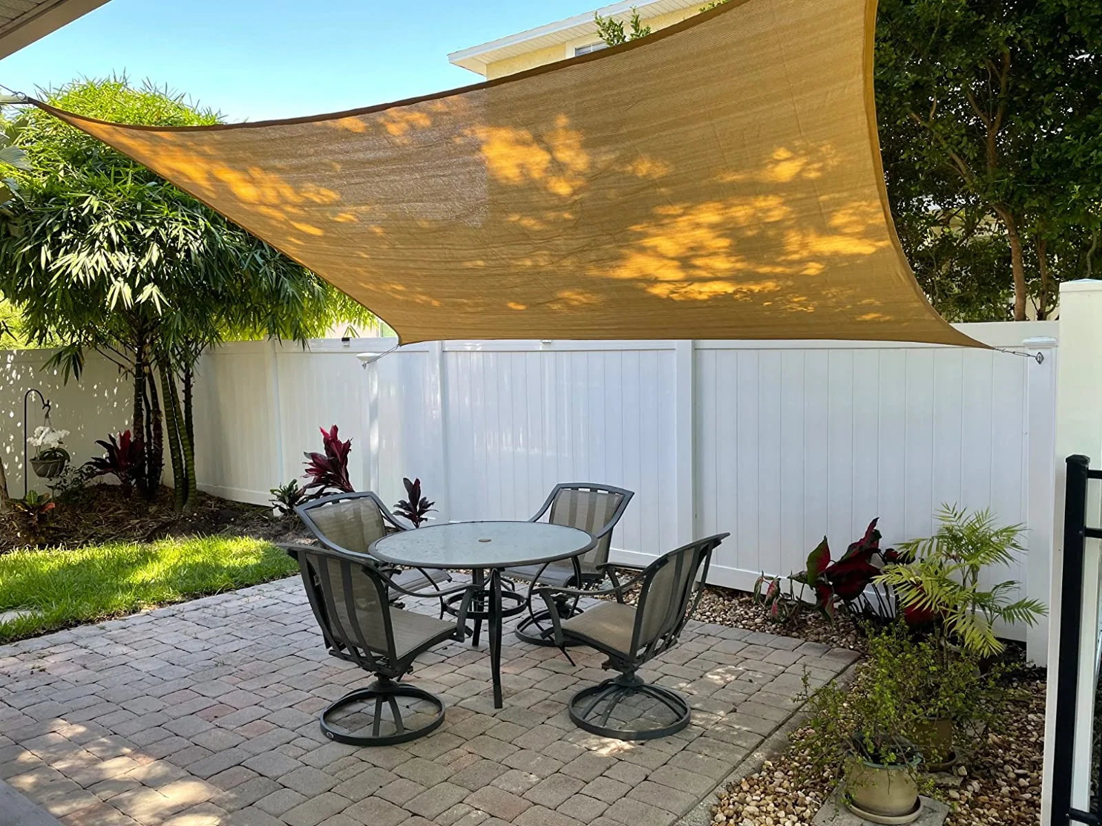 Sun Shade Sail for Patio UV Block for Outdoor Facility 60