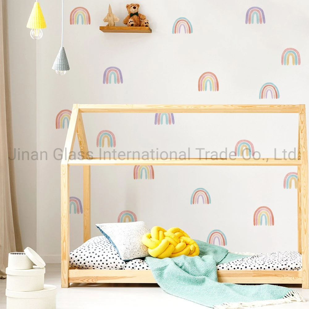 Kinderzimmer Regenbogen Sticker Horror Fenster Sticker Niedliche Dekorative Wand Aufkleber