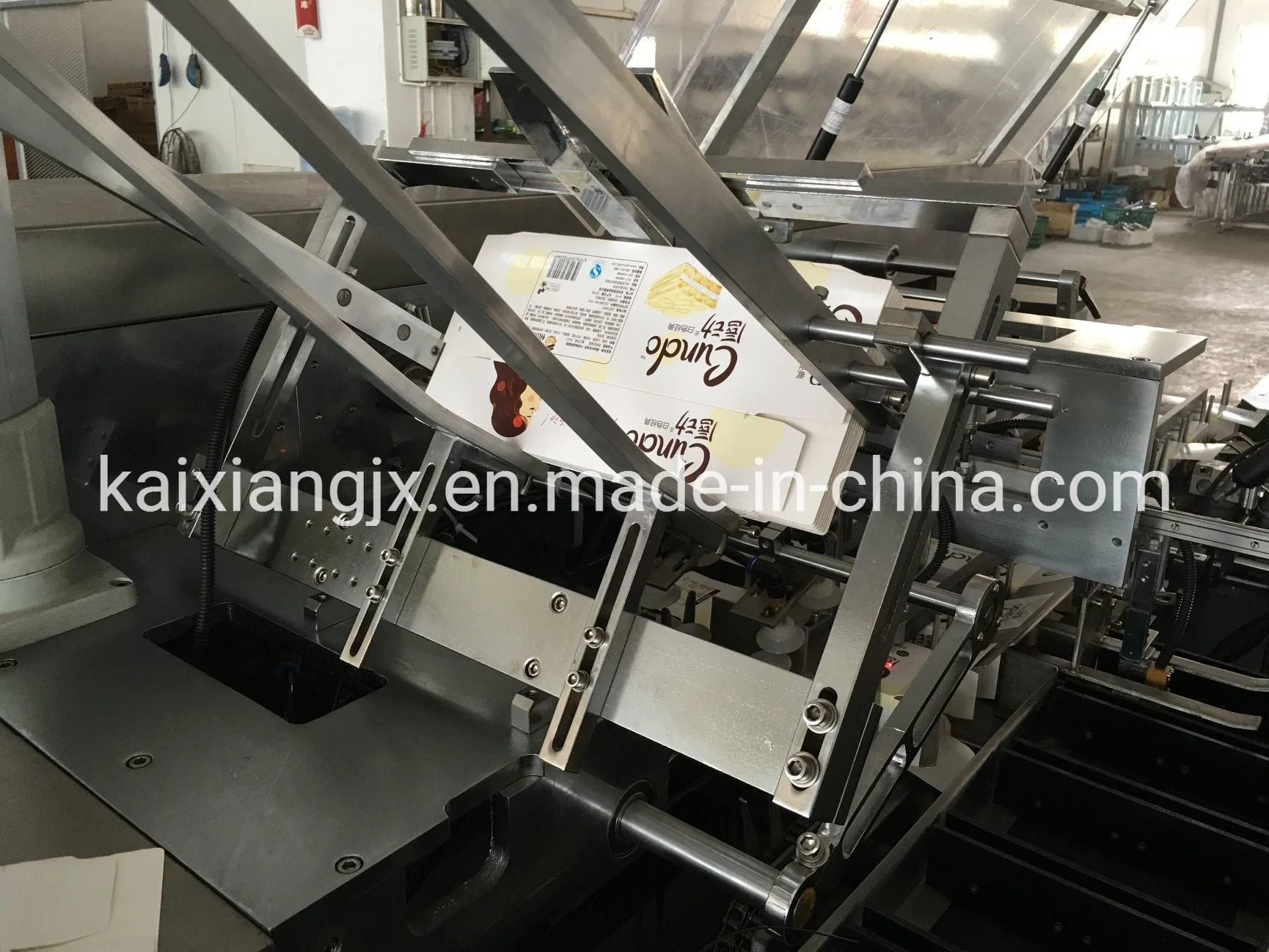 Kxz-130b Automatic Food Carton Box Packing Equipment for Multi Bag Biscuit