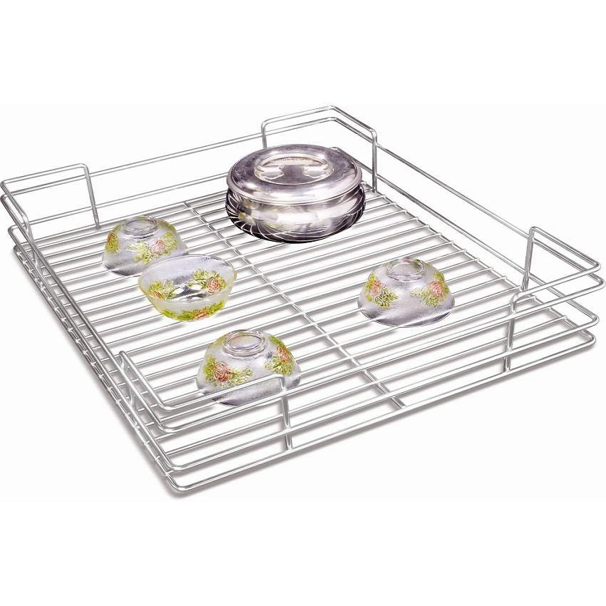 Angmi Kitchen Cabinet Pull out Storage Pantry Insert Pull- out Wire Basket