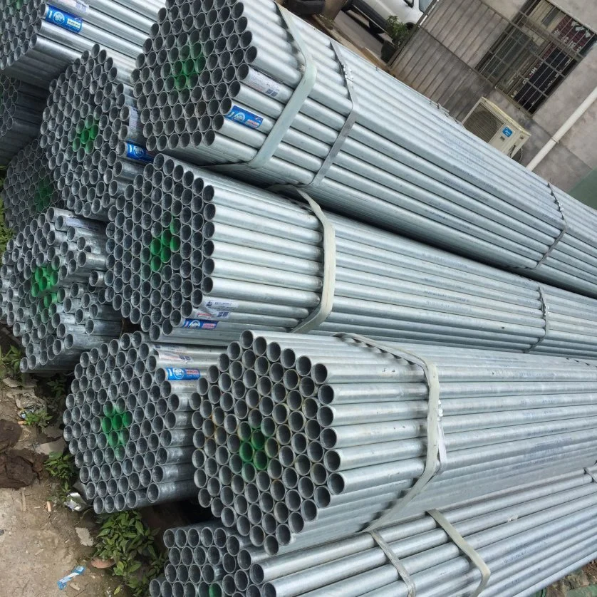 Hot DIP Galvanized/Pre Galvanized/Galvanized Pipe/Gi/Round Pipe/ERW Steel Pipe/BS1387/ASTM/1.5"/2"/Galvanized Greenhouse Pipe/Galvanized Steel Pipe