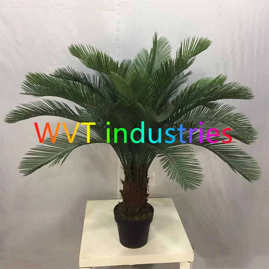 Wvt Faux Flower Synthetic Tree Potted Plant Artificial Reed Bonsai for Wedding Decorative