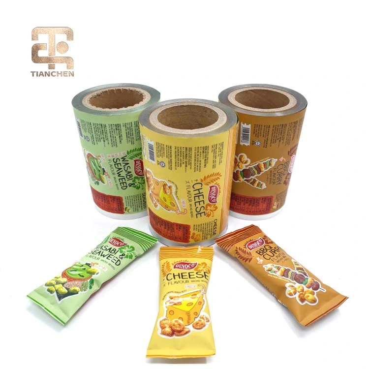 Aluminum Foil Food Packaging Film/Plastic Printed Laminated Packing Film Roll for Snack