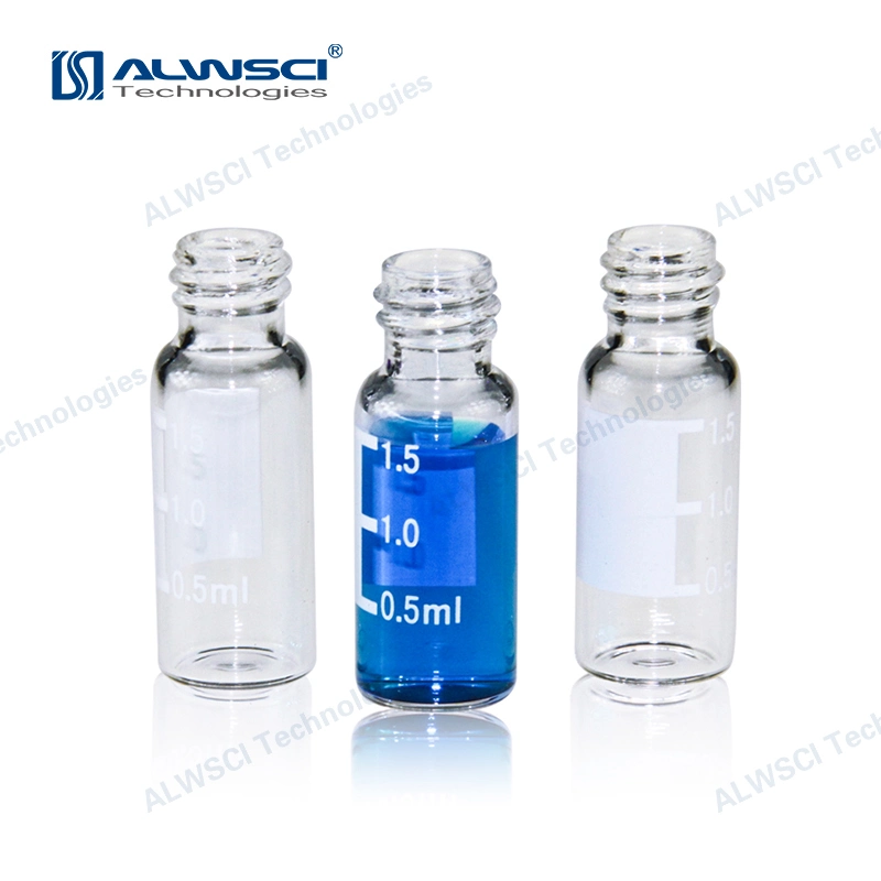 Alwsci 2ml 1.8ml 1.5ml 8mm Clear Glass HPLC Autosampler Vial with Septa