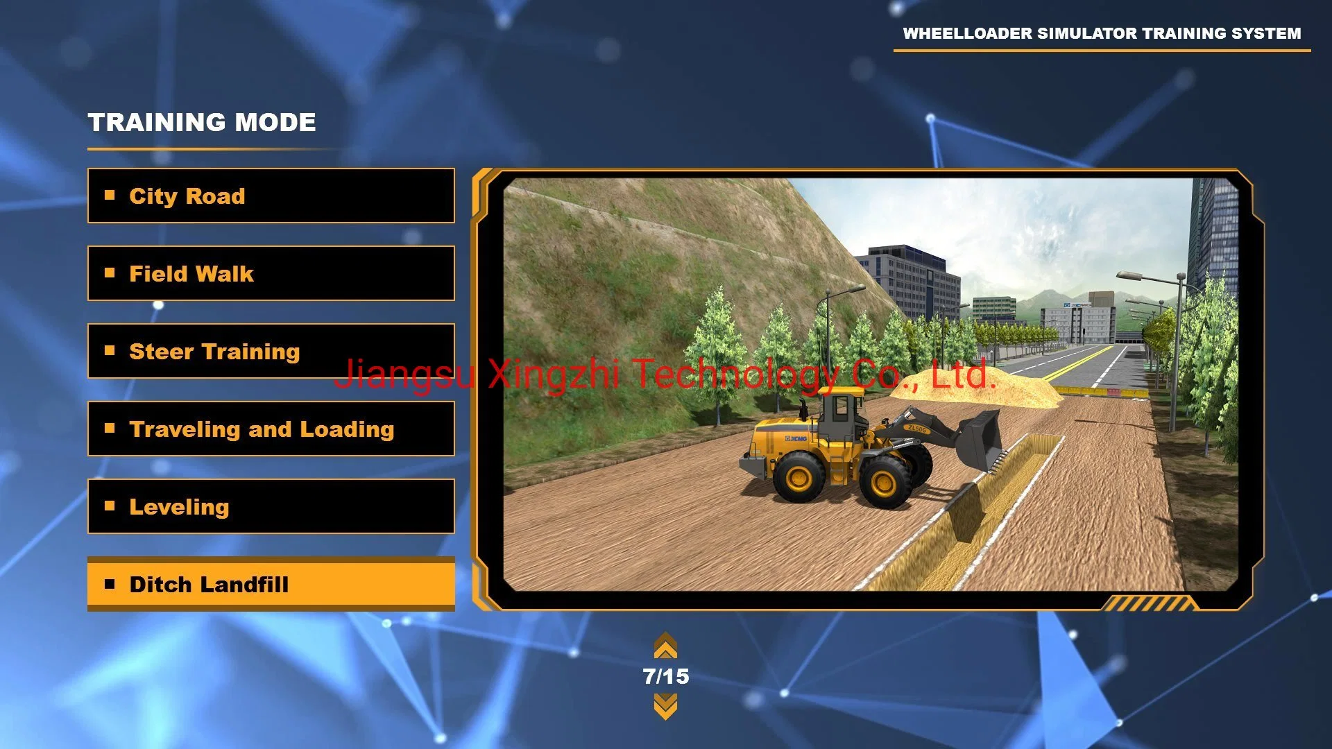 Vr Heavy Wheel Loader Training Driver Simulator