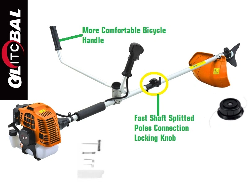 62cc 2,2kW Super leistungsstarke Benzin Grass Trimmer &amp; Brush Cutter