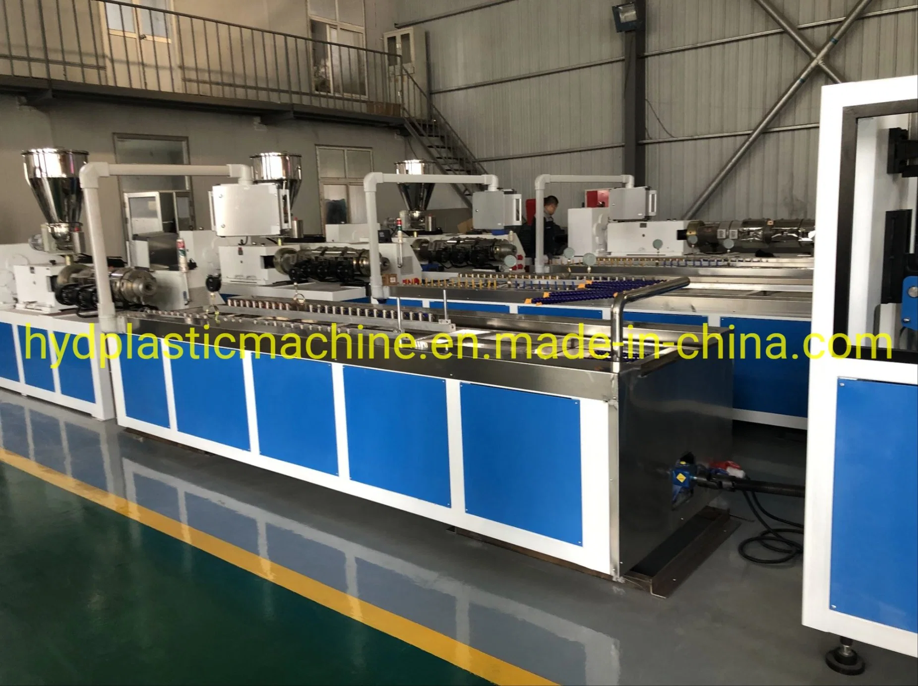 China Good Quality Plastic Extruder / / Plastic Machine / UPVC Window Profile Extrusion Production Line