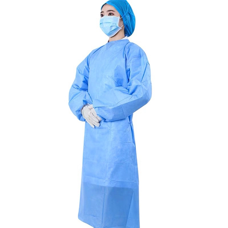 Disposable PP PE SMS Nonwoven Cleaning Cloth Isolation Gown