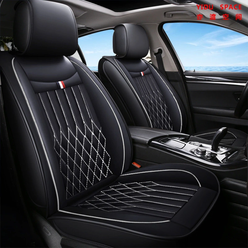 Car Accessories Car Decoration Seat Cover Universal Black Pure Leather Car Auto Cushion