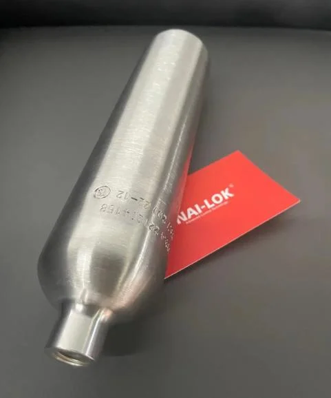 Sampling System Hastelloy C-276 3000psi 150ml 300ml 500ml Gas Sample Cylinder