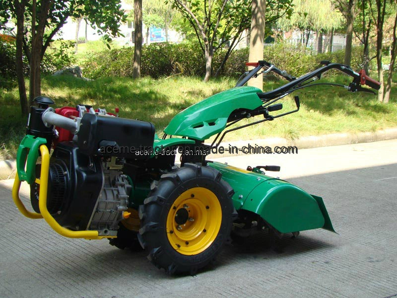 Deux roues 330 Série Tracteur à pied polyvalent pour ferme avec cultivateur