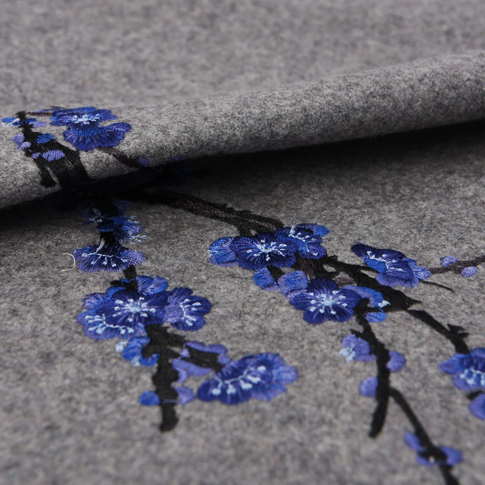 Polyester Wool Fabric Lace Fabric