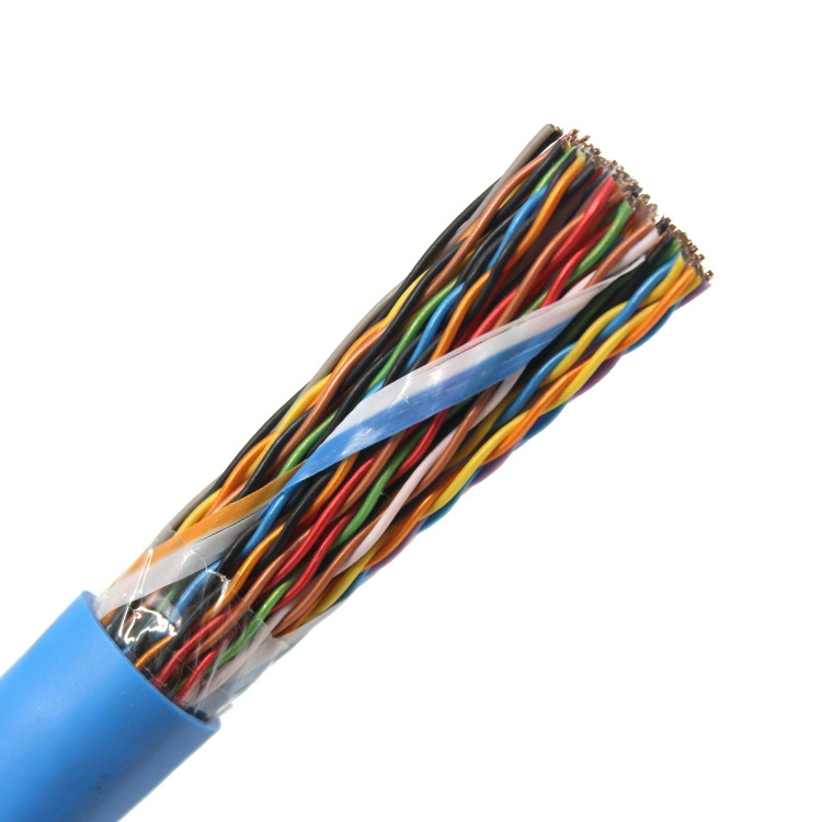 Color Code Cat3 Indoor Phone 0.4 0.6mm Cable Cat3 Communication Al-Foil Cables