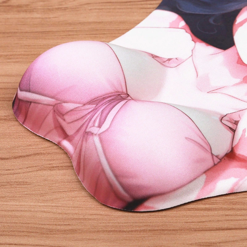 Support Custom Design Sexy 3D Anime Male Chest Gaming Mouse Pad