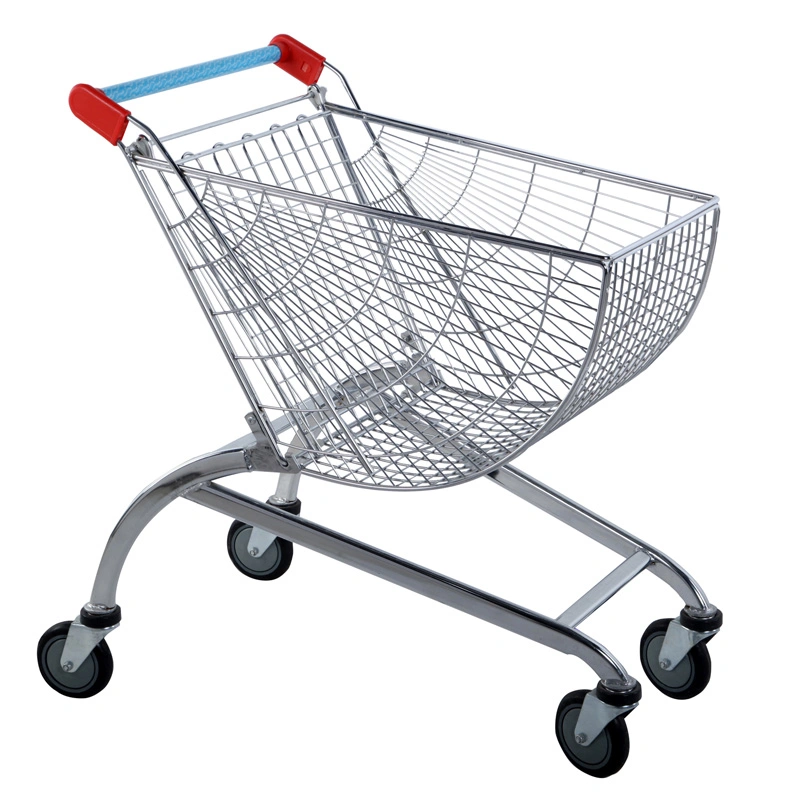 Supermarket Electric Round Basket Shopping Trolley Car