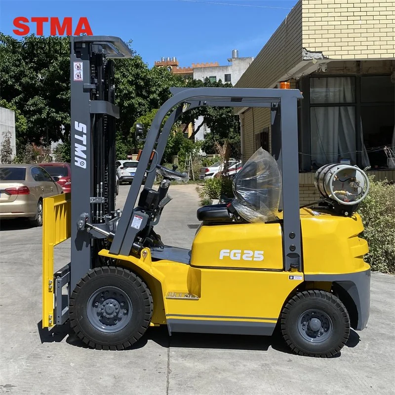 Stma 2.5tonne 2.5t 2.5ton LPG Gasoline Forklift Truck with Nissan Engine