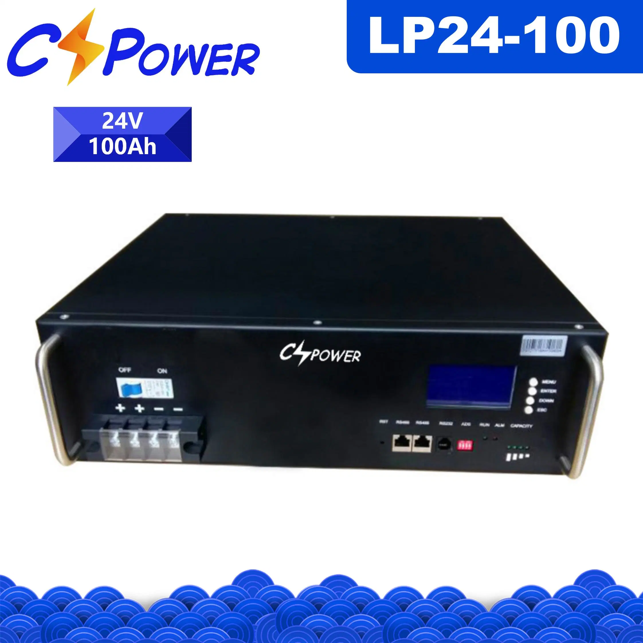 19-Inch-Rack Cspower Batterie LiFePO4 Pack avec BMS 24V 100Ah