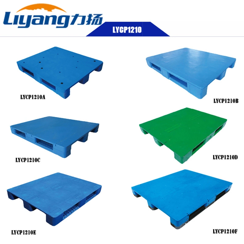 Hygienic 3 Runner Plastic Pallet Heavy Duty Reinforced Flat Racking Cheap Euro Plastic Pallet