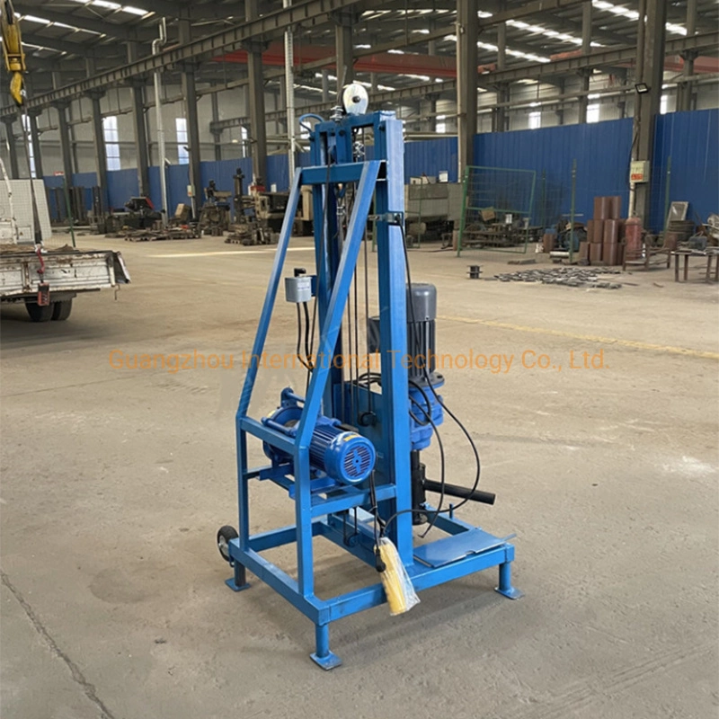 1.5kw 3kw Electric Water Well Drill Machine Portable Foldable Deep Well Borehole Drilling Rig Machine for Sale