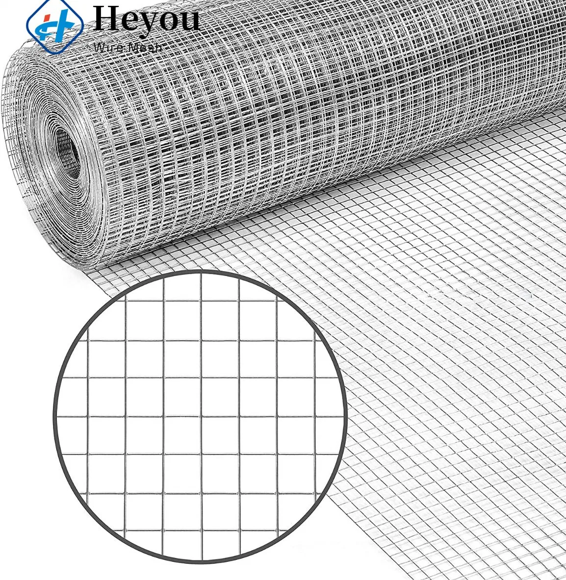 Opening in 1/2inch 16 17 21 22 23 24 Gauge Steel Wire Diameters Galvanized Wire Mesh