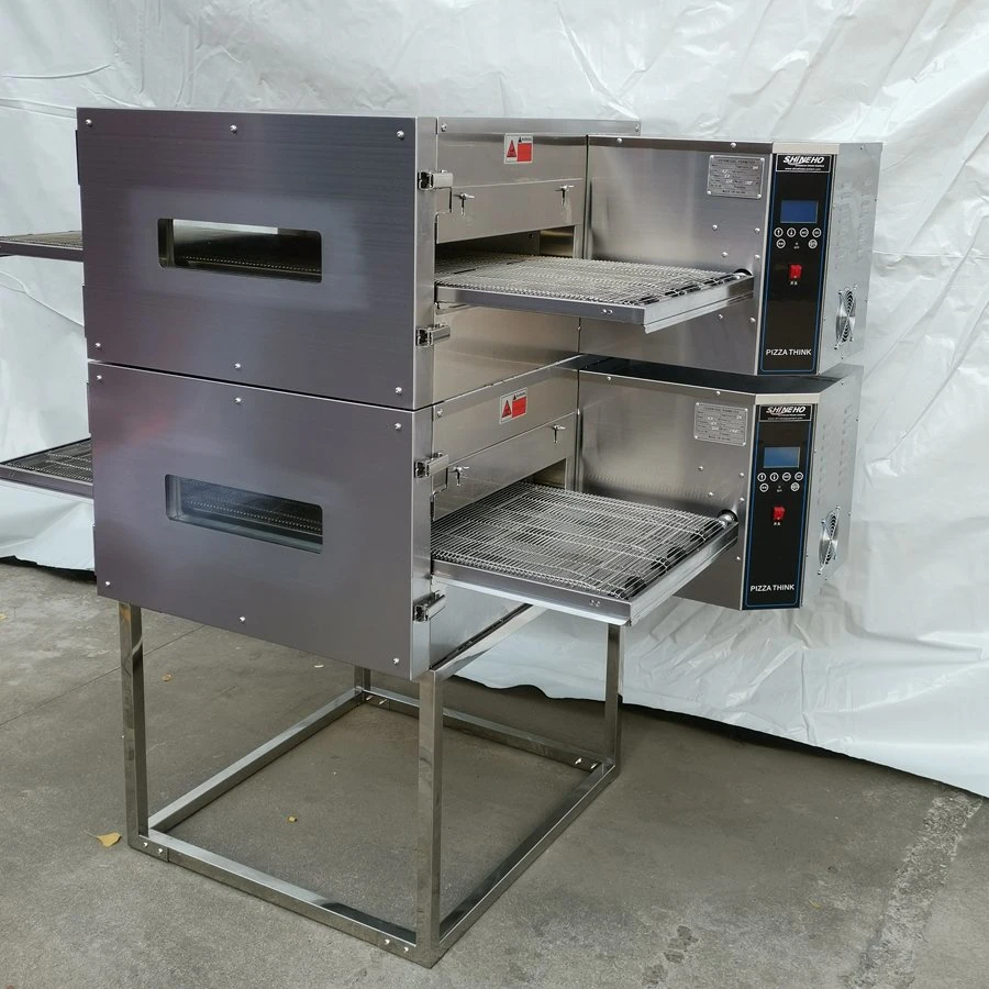 Automatic Pizza Oven with Stainless Steel Conveyor