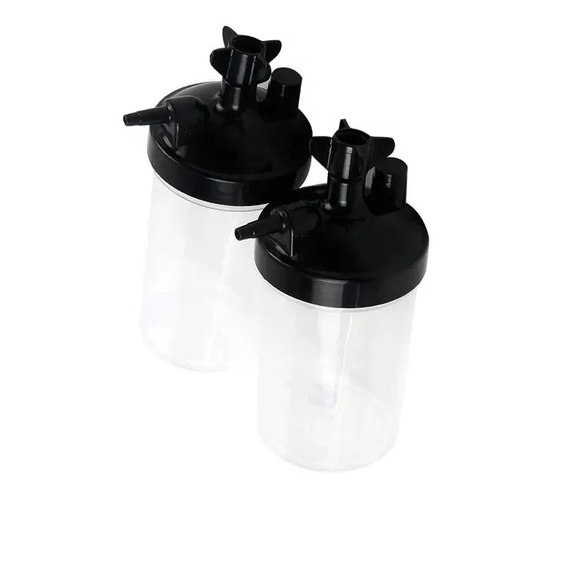 OEM Humidifier Cup Oxygen Flow Meter Wall Type Double-Tube Medical Bottle Humidifier