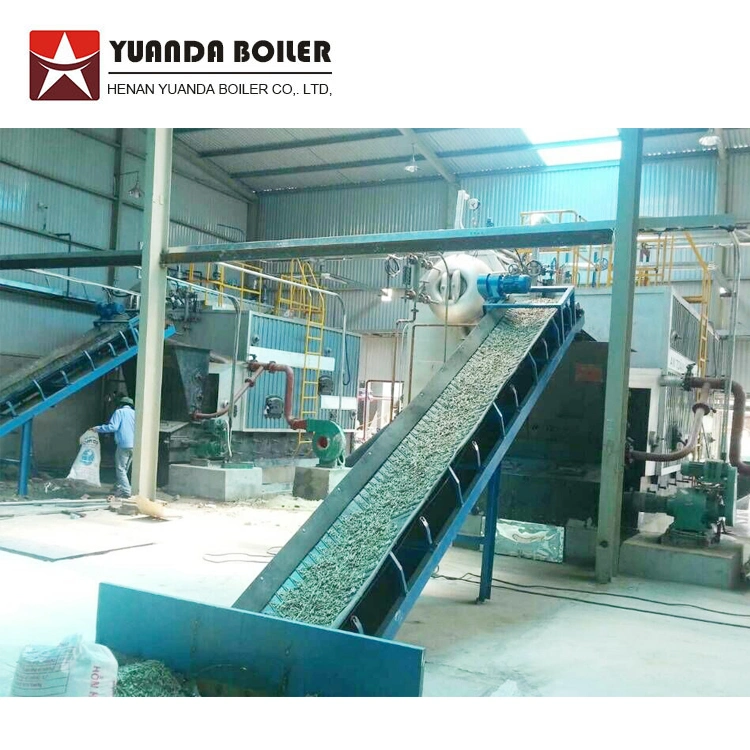 Industrial 10t Biomass Fired Hot Water Boiler in Cheaper Price