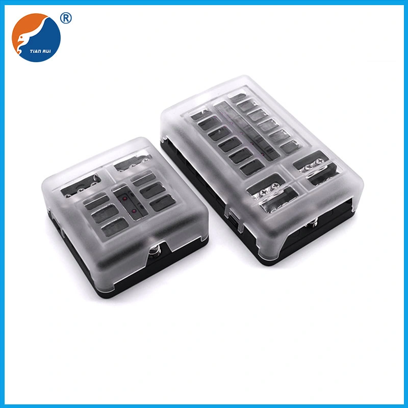 Negative Bar Standard Blade LED Fuse Box Block Holder