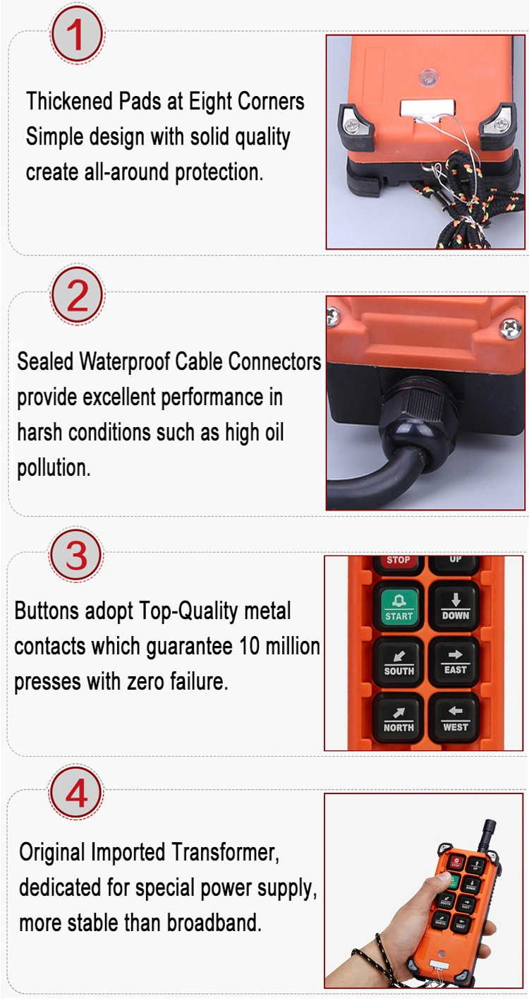 High quality/High cost performance  F21-E1b Crane Winch Use Wireless Remote Control