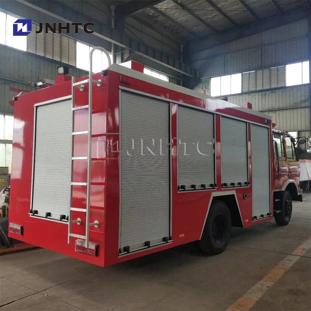 China Double Row Cabin 6 Wheels Water Tanker Foam Fire Fighter Truck Fire Fighting Trucks for Sale