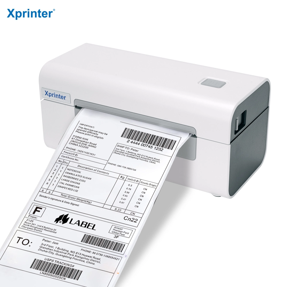 Xprinter OEM 203dpi Versandetikett-Drucker 4x6 Bluetooth Thermal Printer Für Kleidung (XP-D465B)