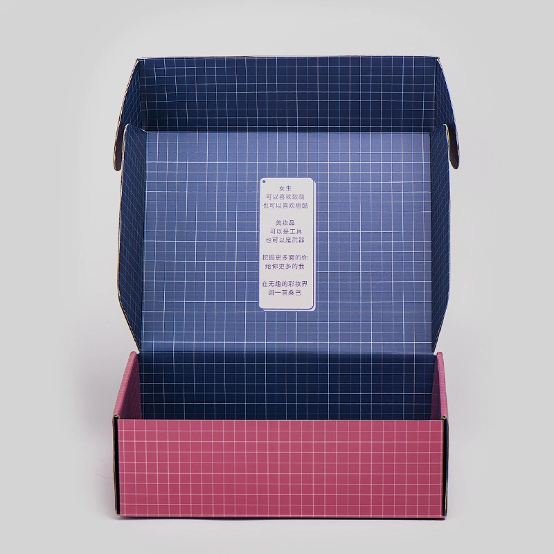 Emballage de boîte de courrier ondulé pour cosmétiques de haute qualité avec logo personnalisé, chaussures, vêtements et emballage cadeau.