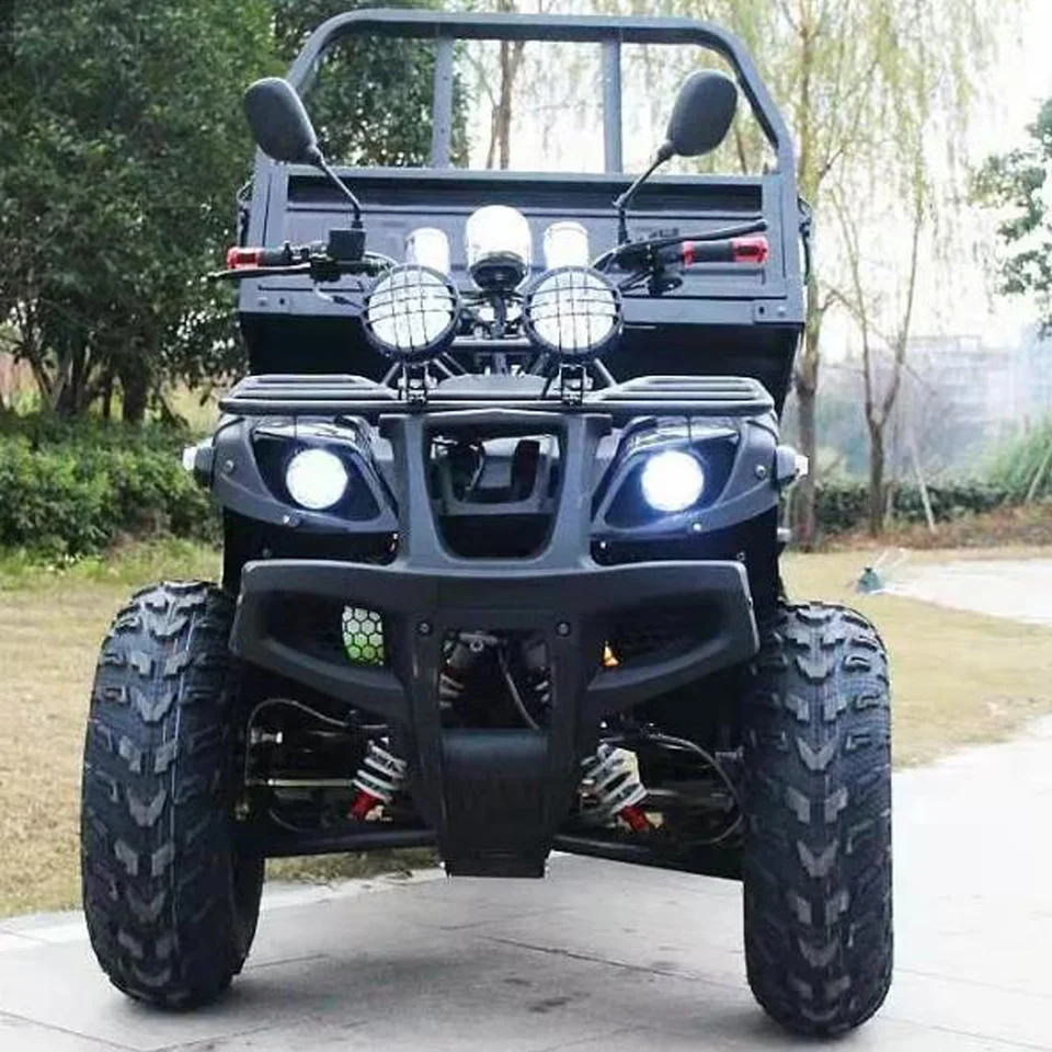 off Road Cuatrimoto Foff-Road UTV Farm Motor 4 Wheeler Quad Moto Bike Cargo Farm ATV with Trailer