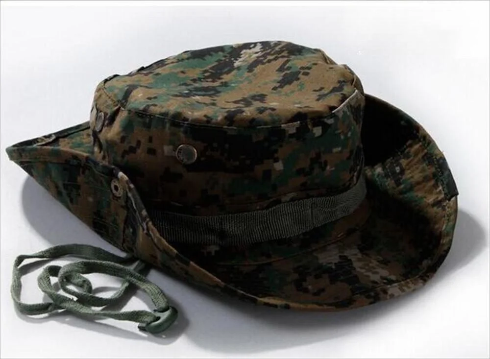 Tactical Training Camouflage Round Brim Bucket Hat